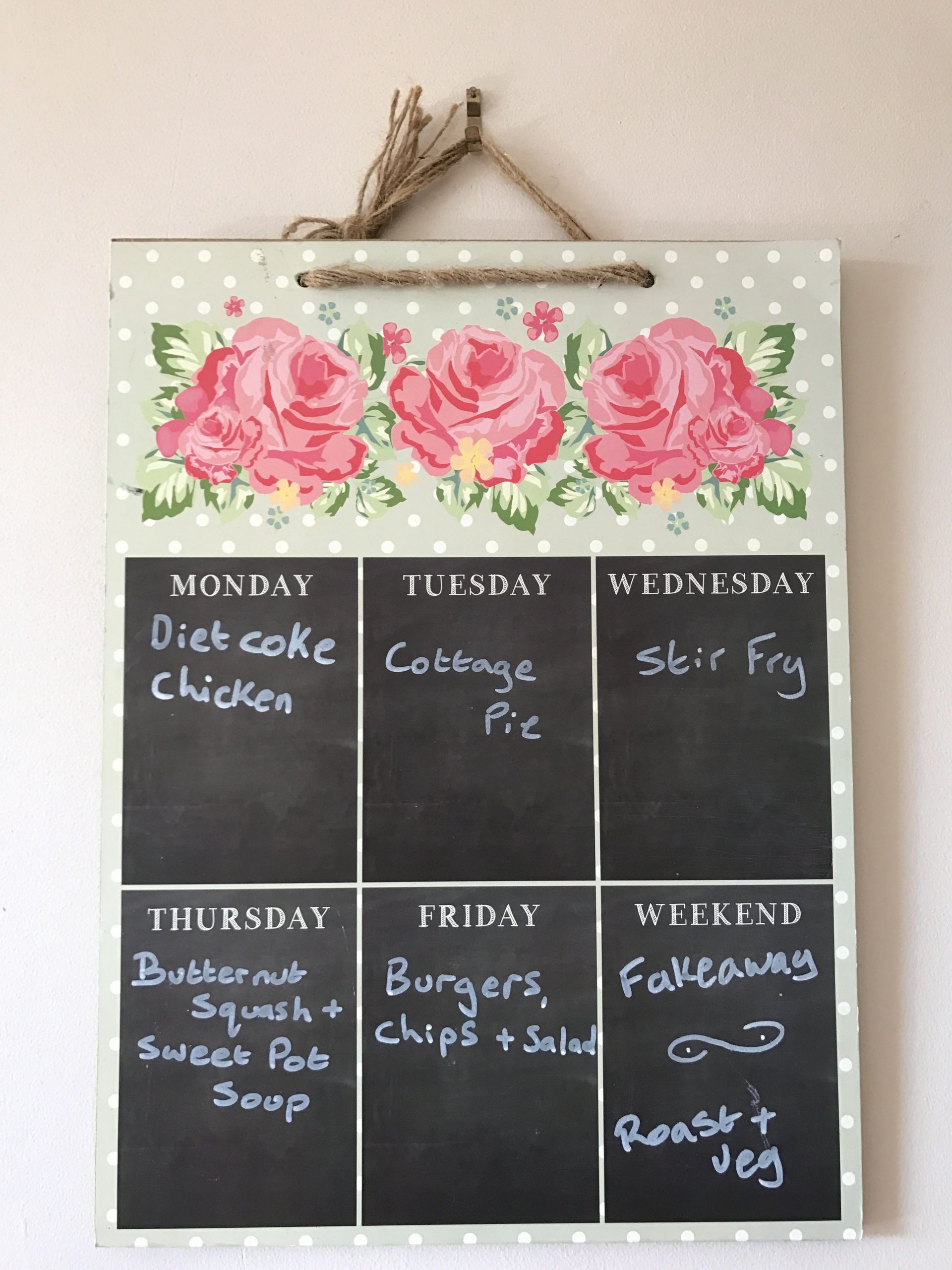 Meal Plan Board