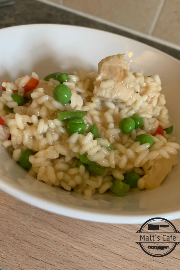 chicken risotto, slimming world, syn free, cheap recipe, frugal recipe. cheap chicken risotto, easy chicken risotto, simple risotto recipe