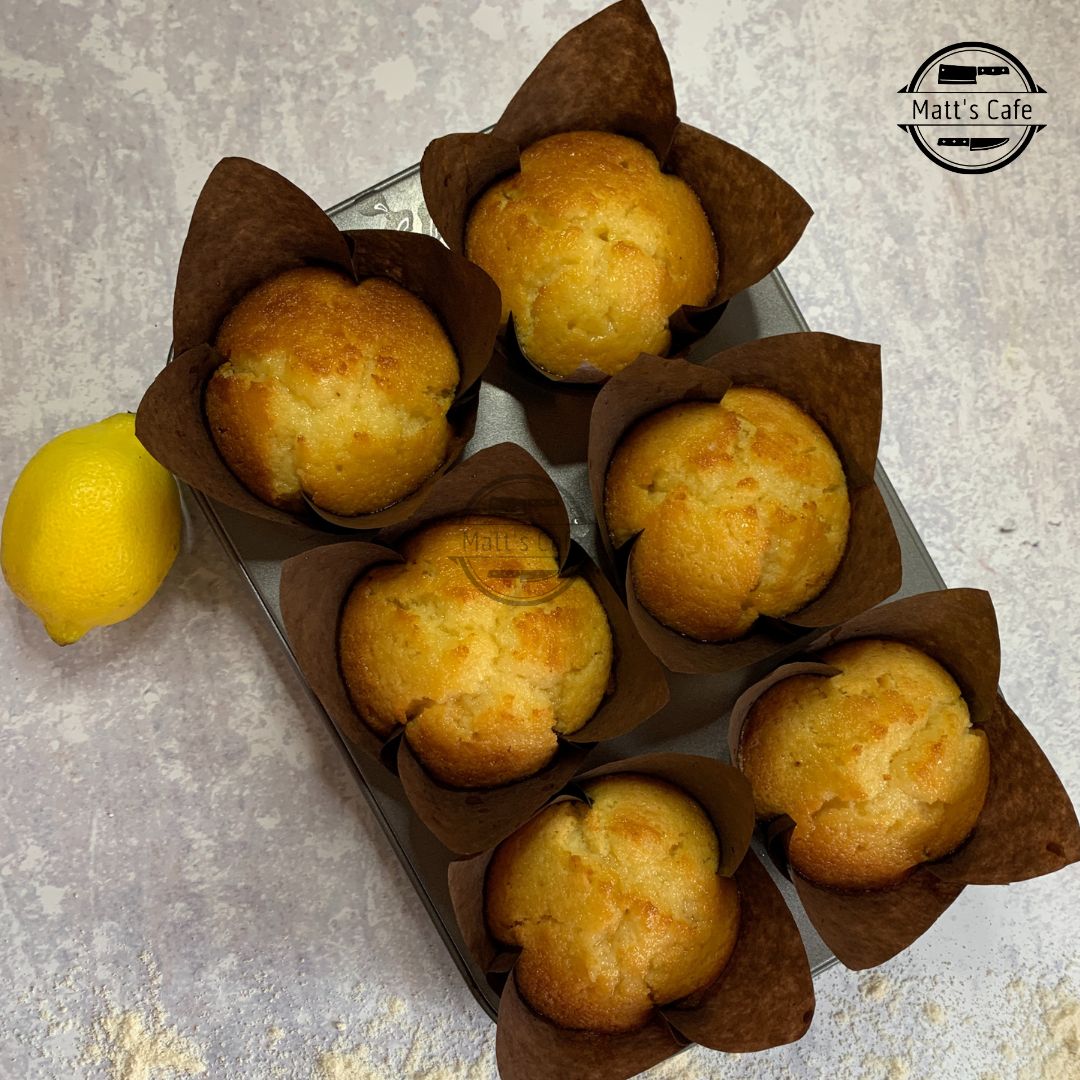 cooked lemon curd muffins