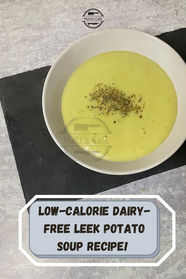 low calorie dairy free potato and leek soup