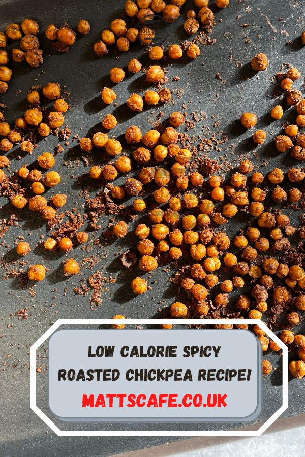 Low Calorie Spicy roasted chickpea recipe