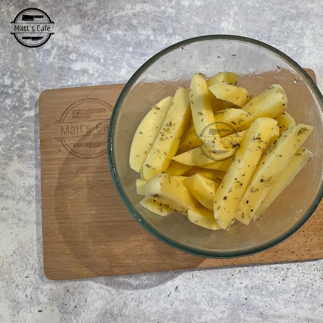 Air fryer chips recipe