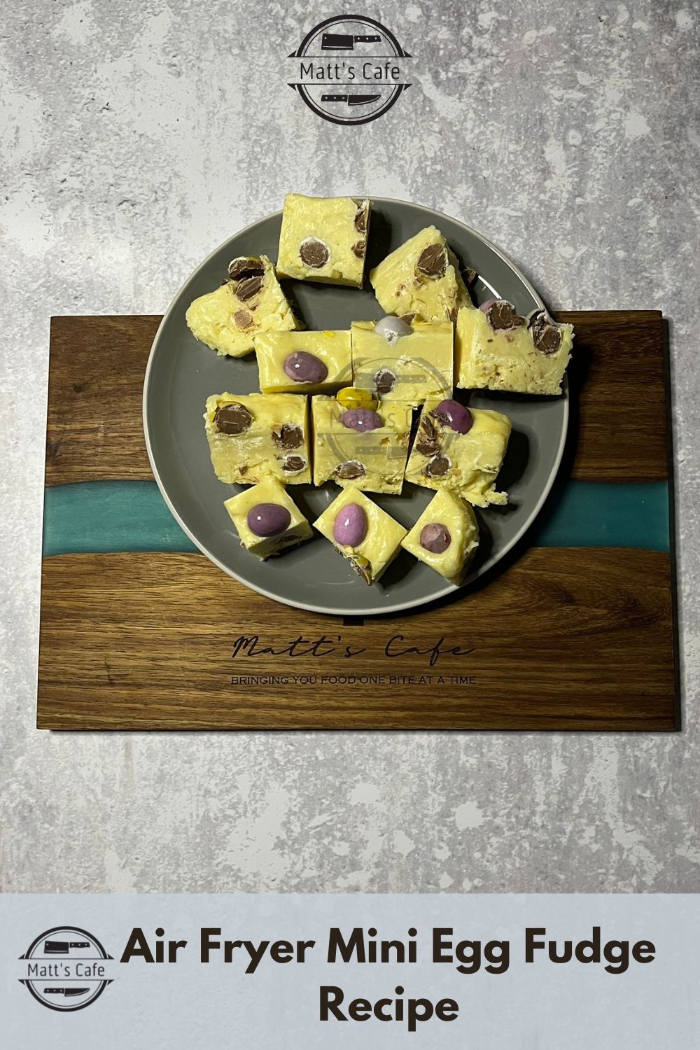 Air Fryer Mini Egg Fudge Recipe
