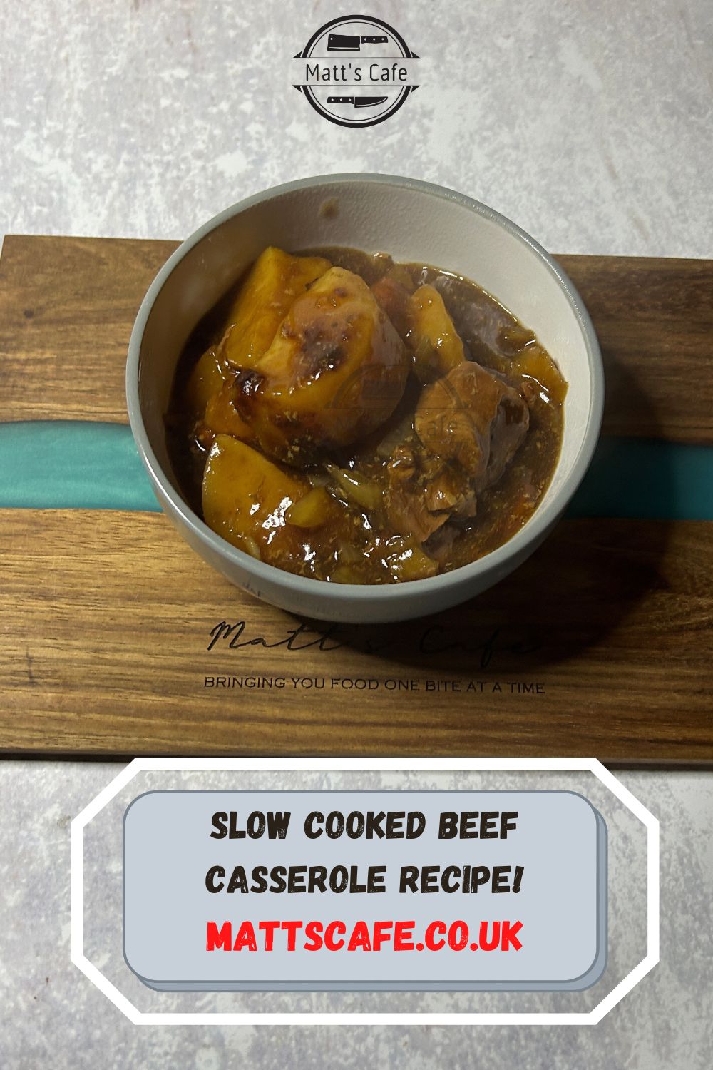 Slow cooked beef casserole recipe